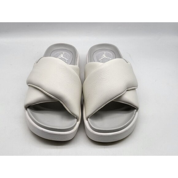 Nike Jordan Womens White Slide Sandals Size 8 Lightweight Comfort & Durable Sole - Picture 2 of 8